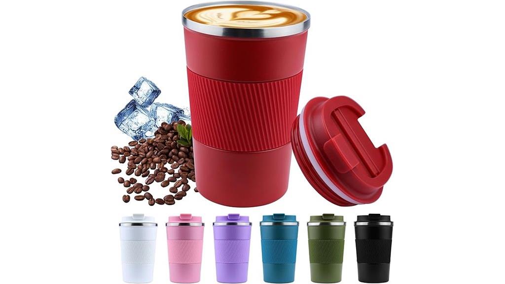 16 oz insulated travel mug