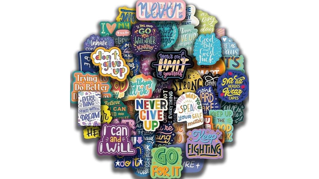 50 motivational sticker pack