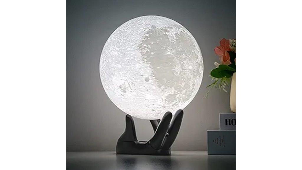 7 1 inch 3d moon lamp