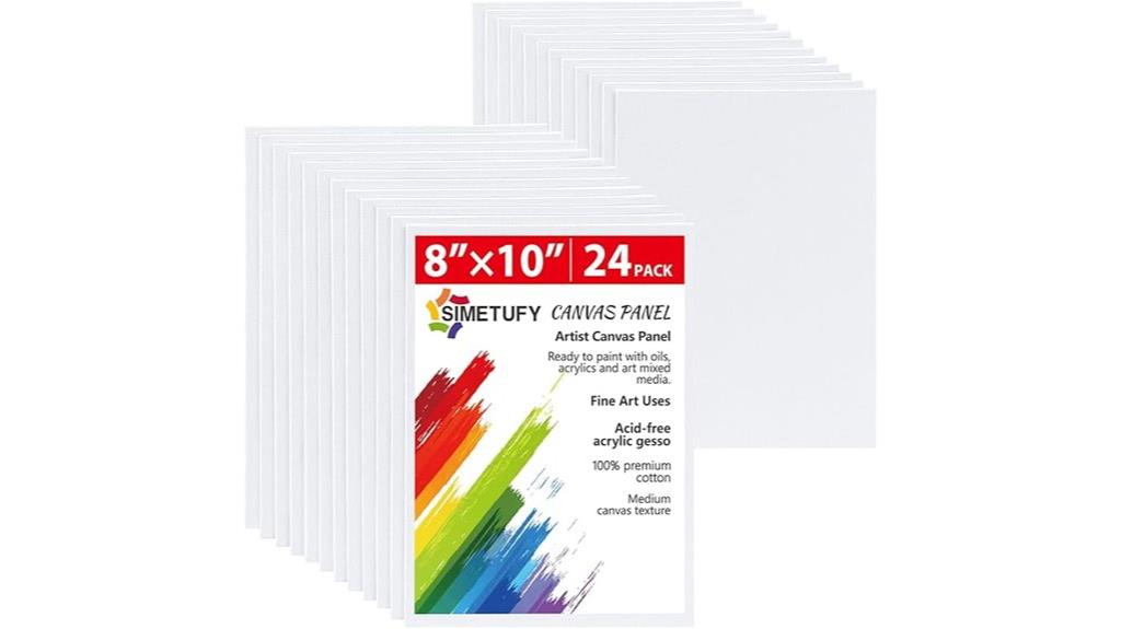 8x10 inch canvas packs