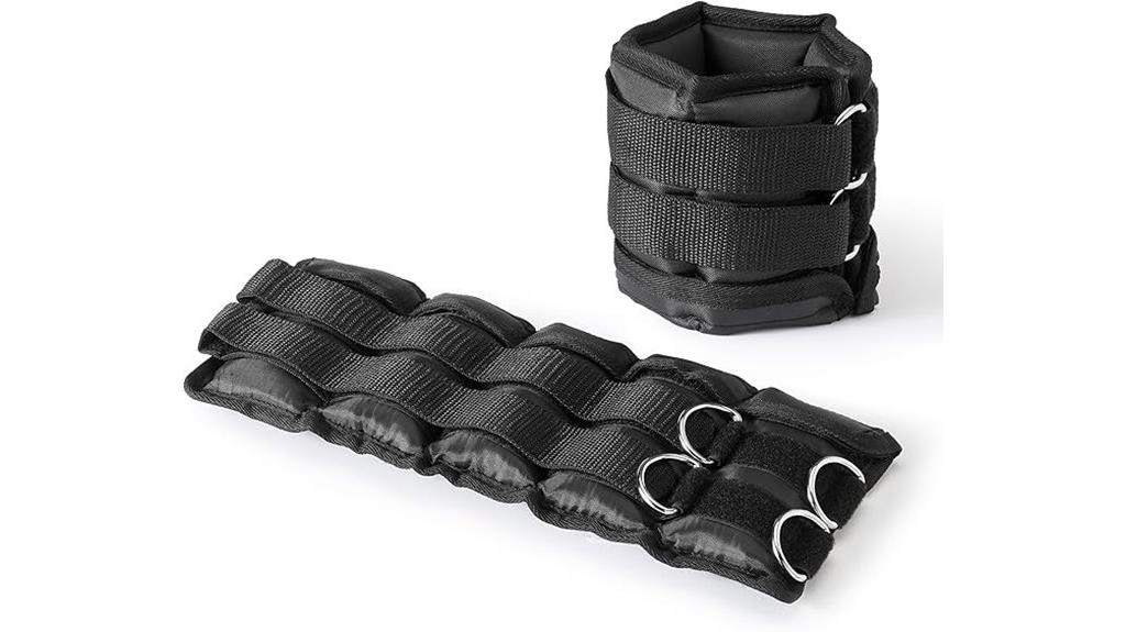 adjustable ankle weight set