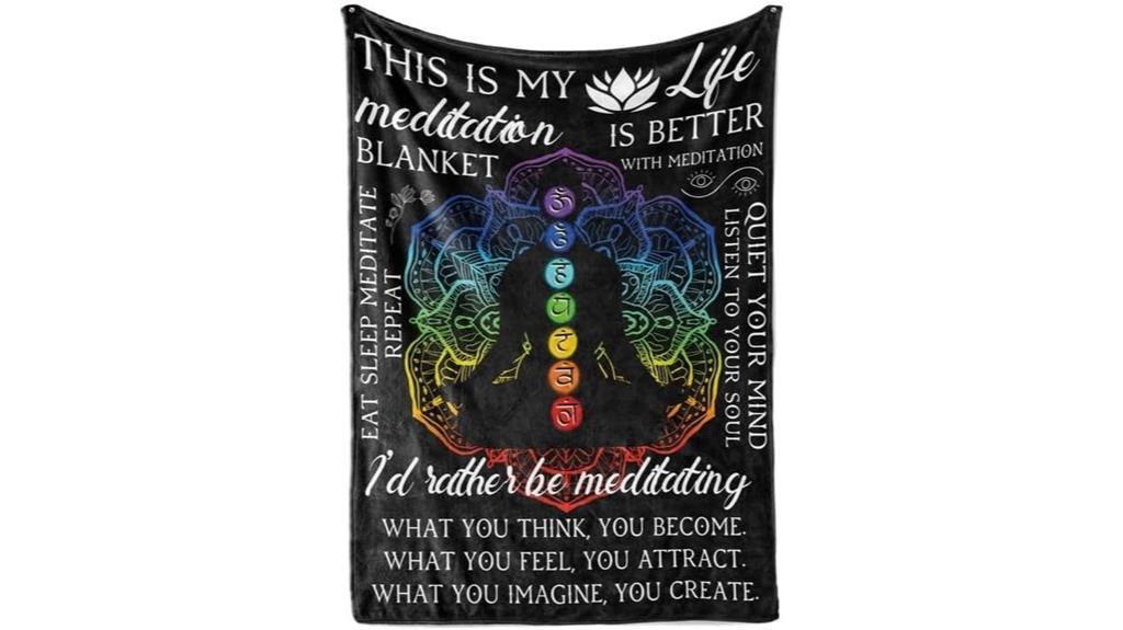 all season meditation throw blanket