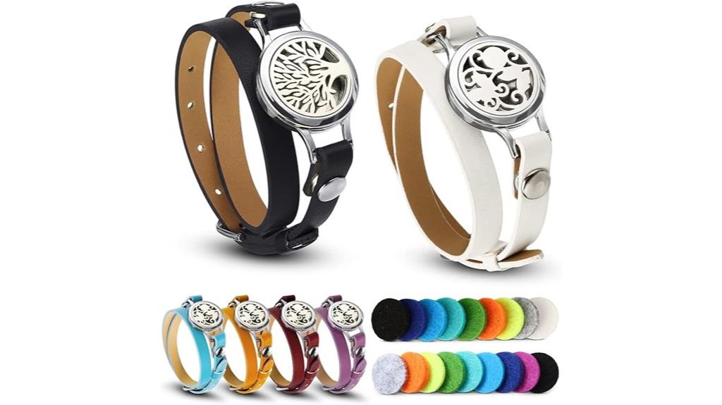 aromatherapy bracelet with refills