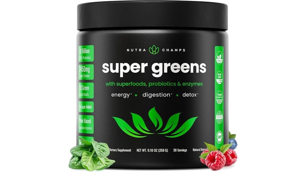 berry flavored super greens