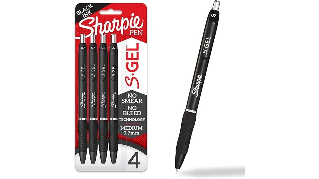 black gel pen set