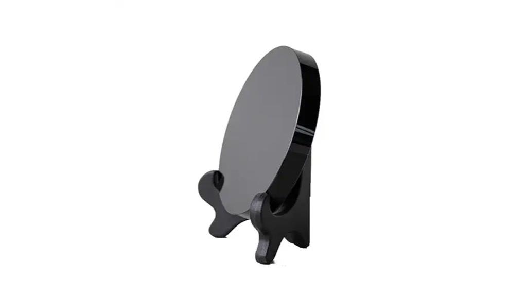 black obsidian scrying mirror
