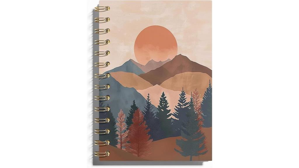 boho preppy mountain journal