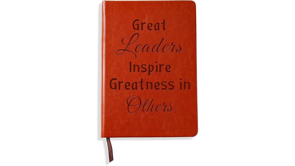 boss leather notebook gift