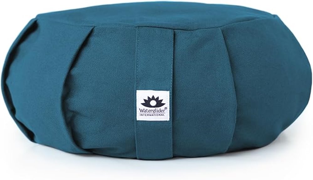 buckwheat husk meditation pillow