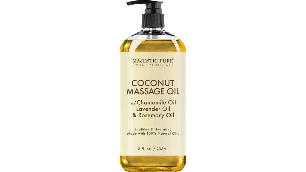 coconut massage oil