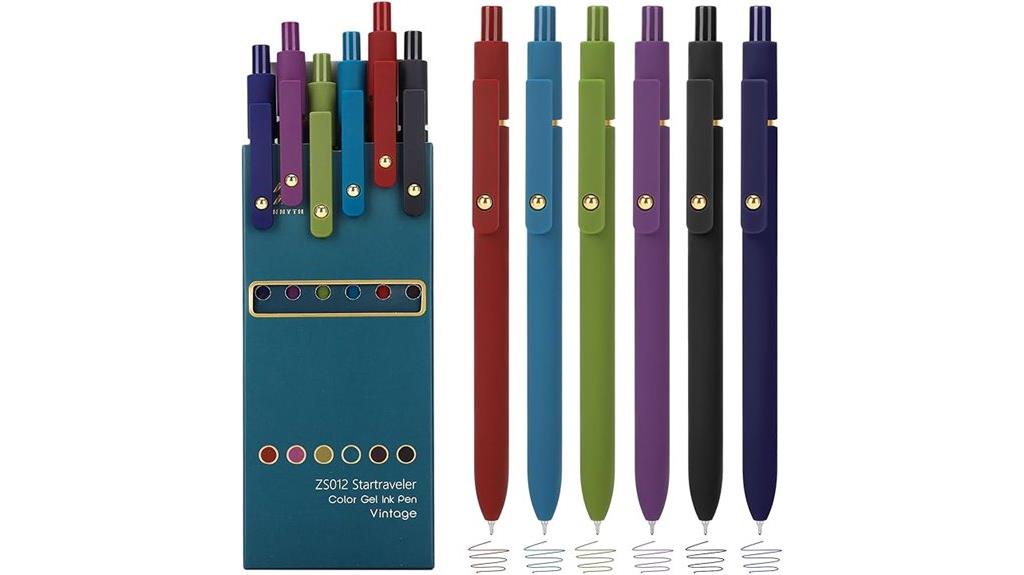 colorful gel pen set