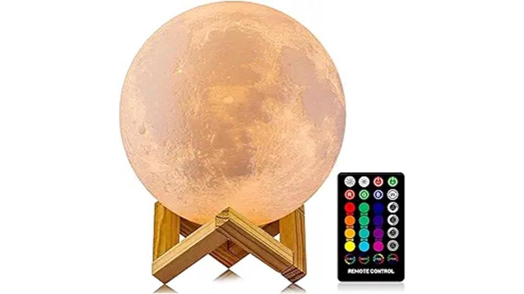 colorful moon lamp nightlight