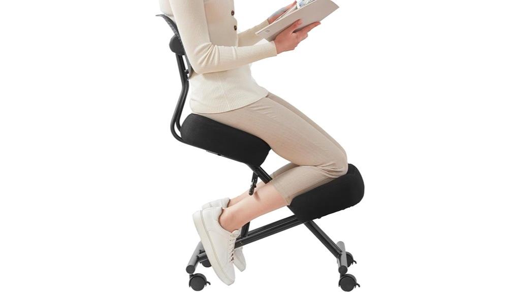 comfortable ergonomic kneeling chair