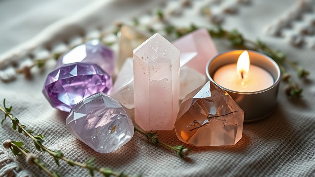 create calm crystal sanctuary