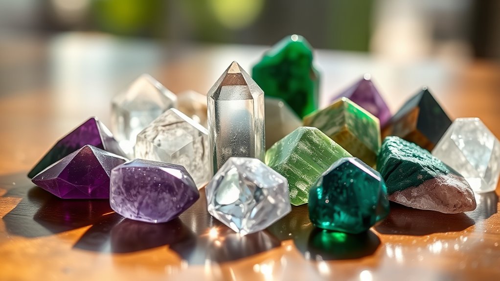 crystals enhance chakra balance energy