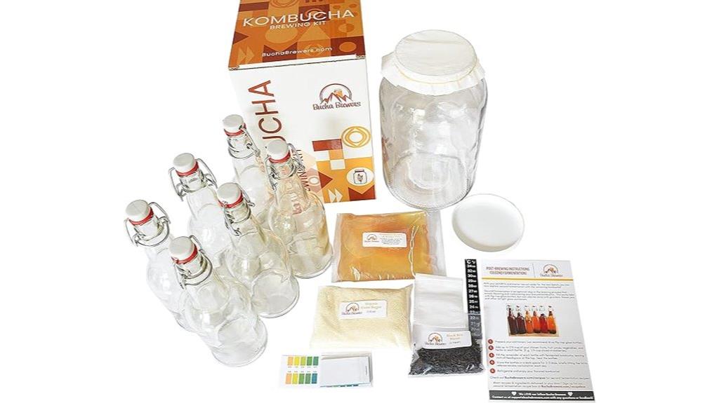 deluxe kombucha brewing kit