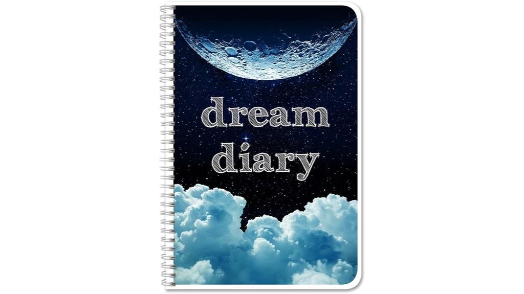dream journal with book cover