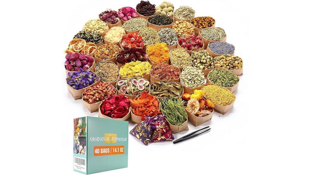 dried flowers herb kit