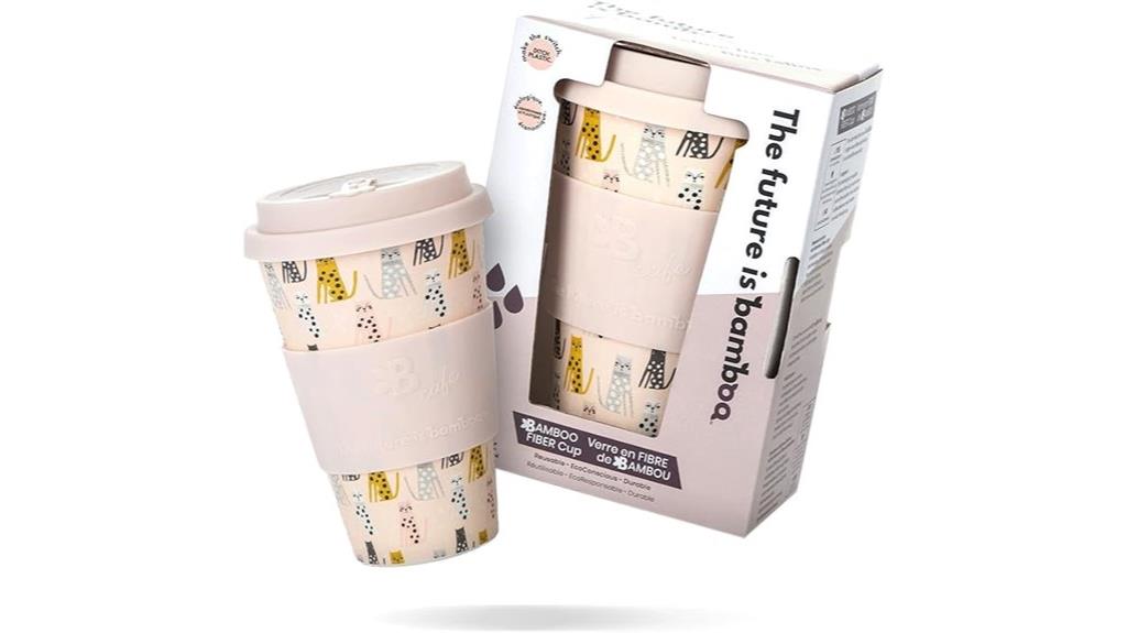 eco friendly bamboo travel mug