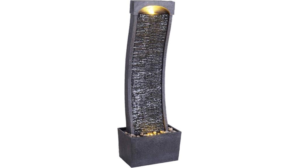 faux slate waterfall fountain