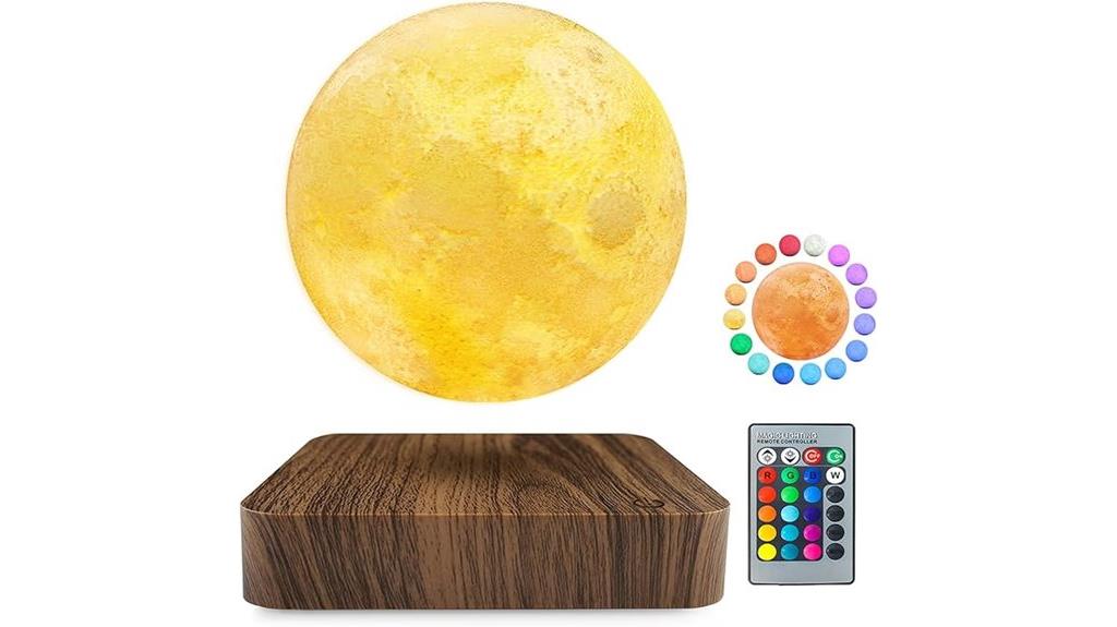 floating moon lamp remote