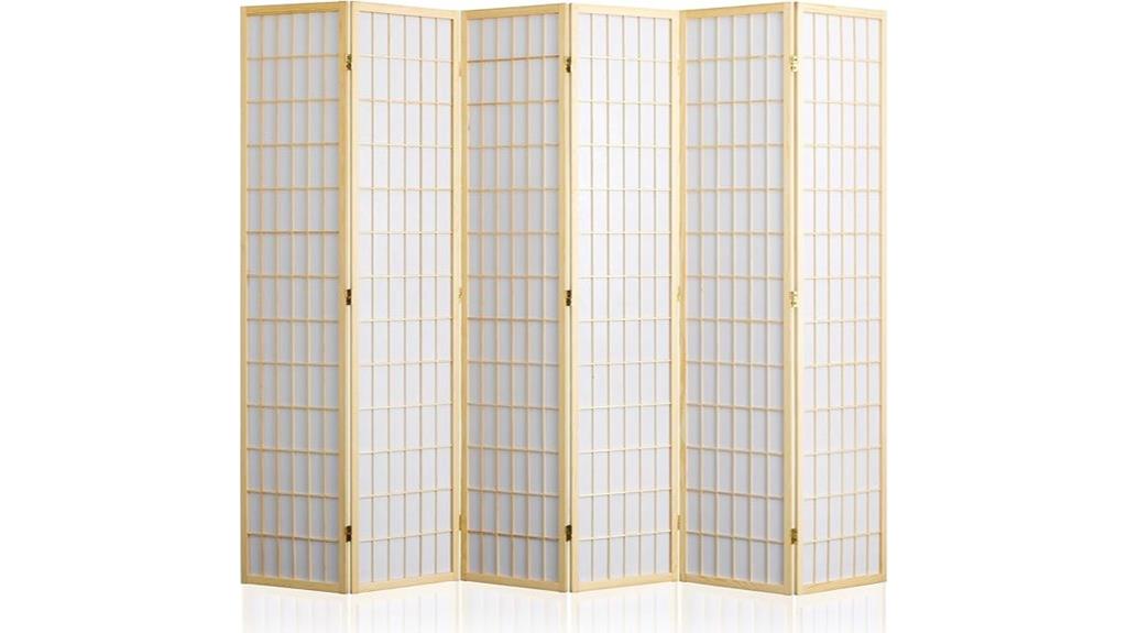 folding privacy shoji screens