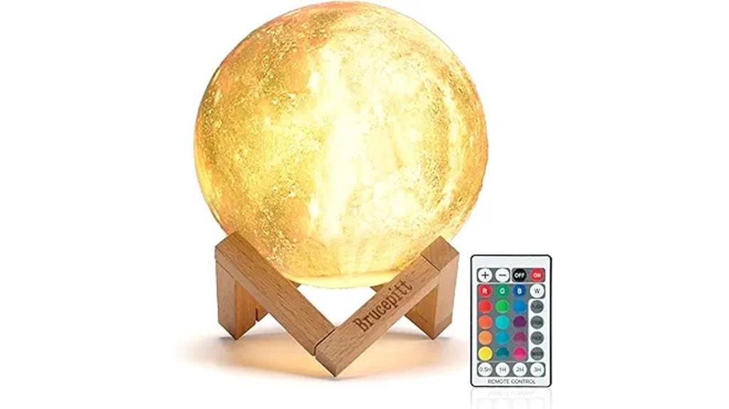 galaxy moon light lamp