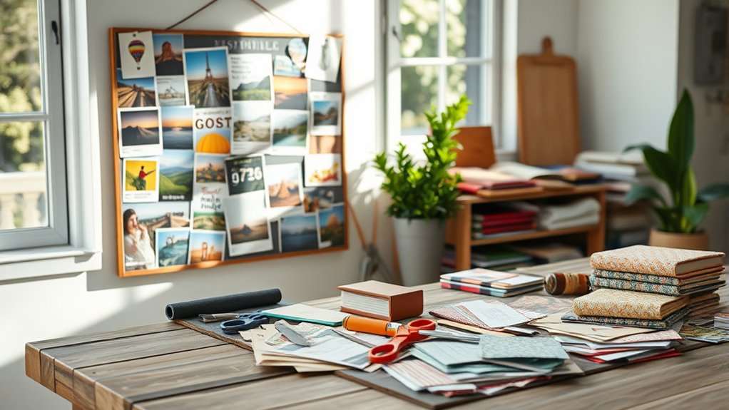 gather inspiring visual materials