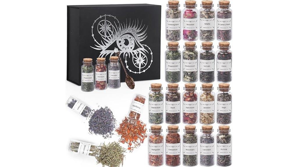 herb and flower collection