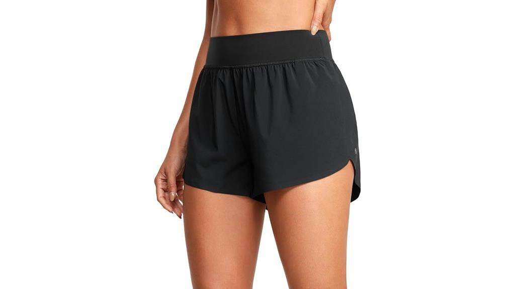 high waist dolphin shorts