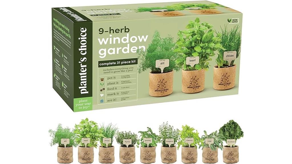 indoor herbal garden kit