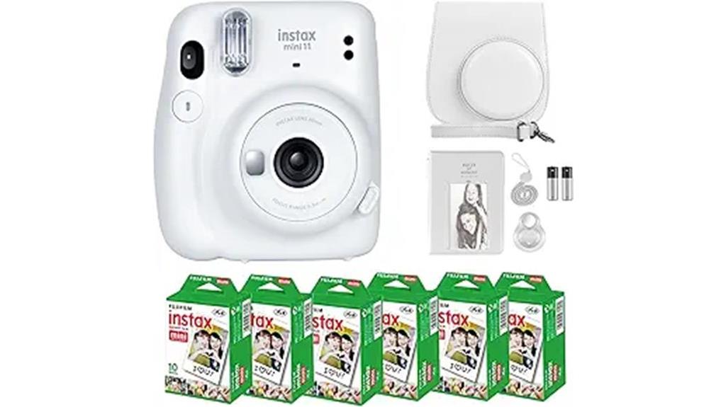 instant camera with accessories