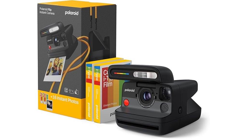 instant camera with color film