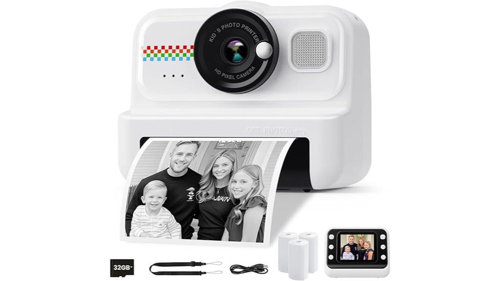 kids camera with print