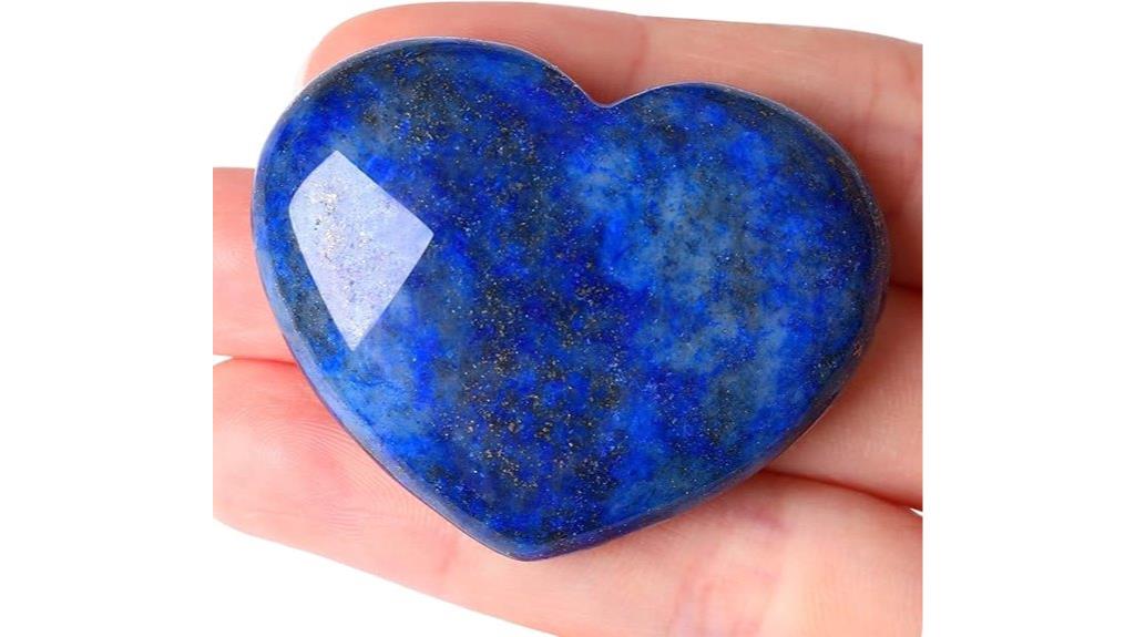 lapis lazuli heart crystal