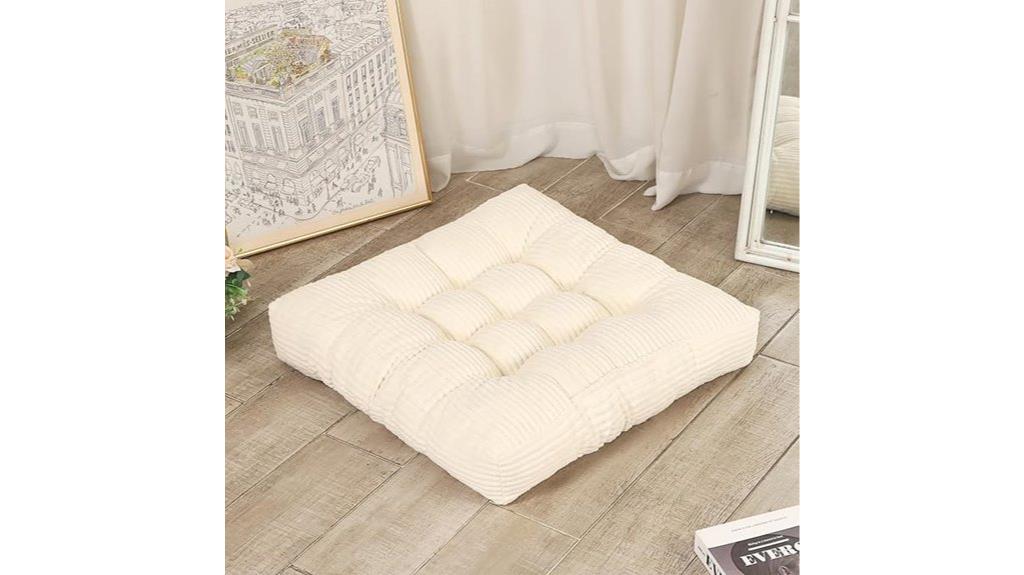 large square corduroy cushions