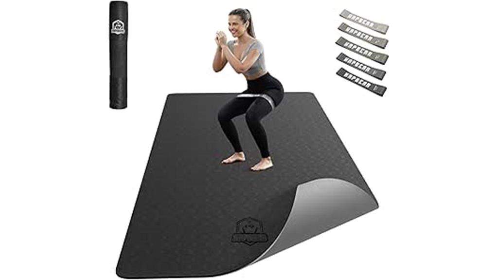 large yoga mat set