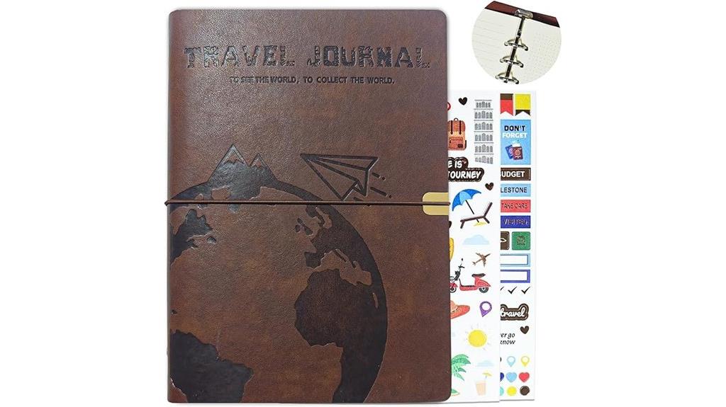 leather travel journal