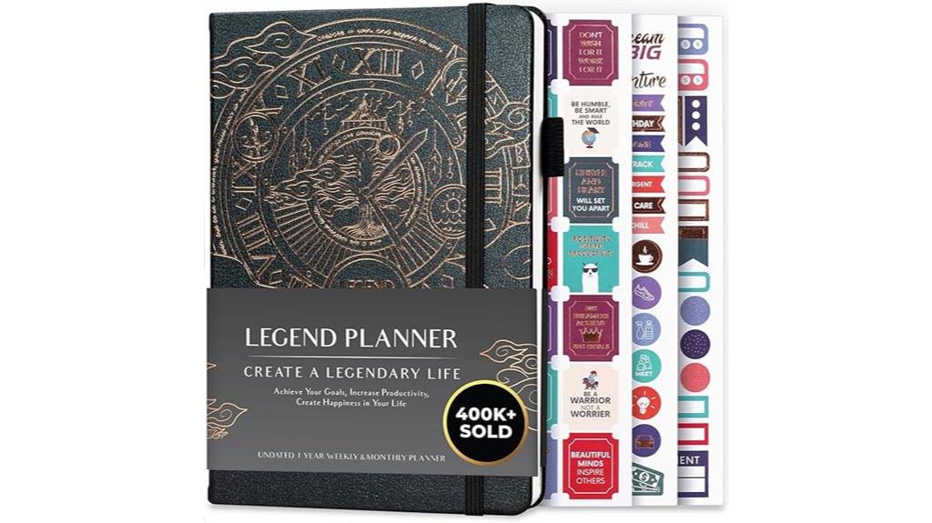 legend planner organizer notebook