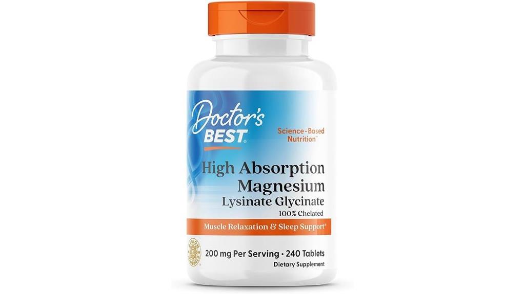 magnesium glycinate lysinate tablets