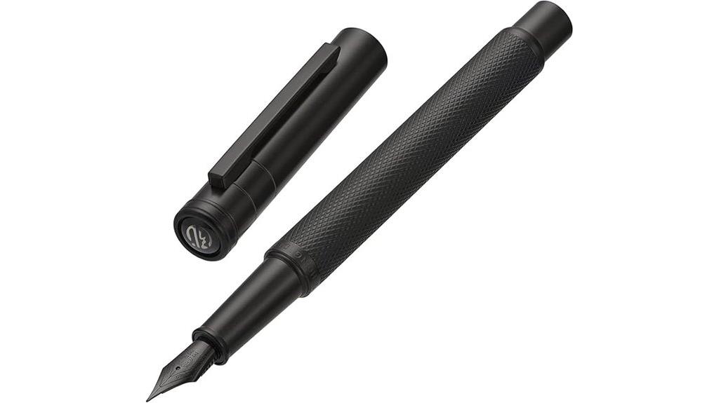 matte black fountain pen