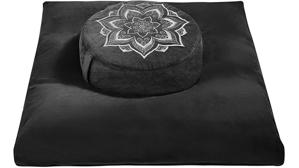 meditation cushion with fillings