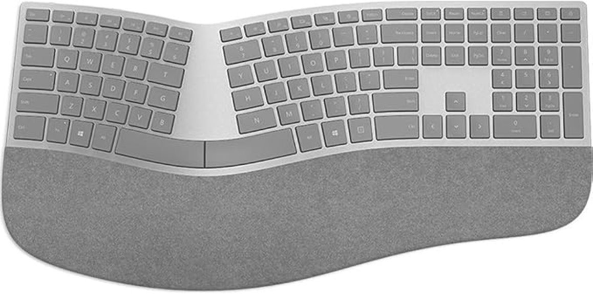 microsoft surface gray keyboard