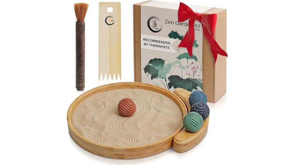mini zen garden desk accessory
