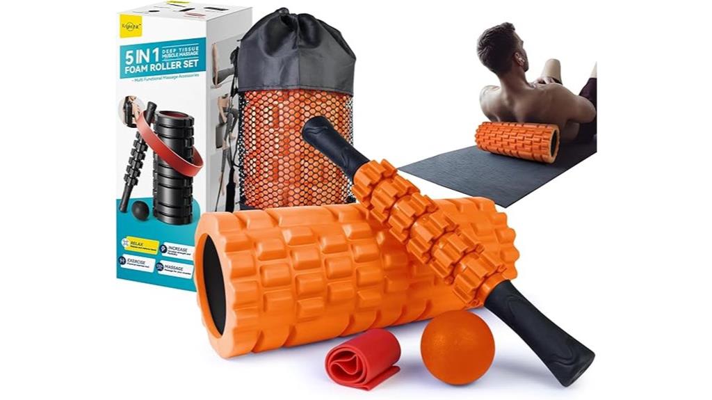 multi size foam roller set