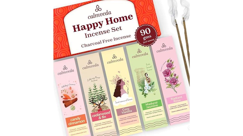 multiple incense stick variants