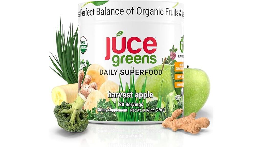 organic green superfood powder