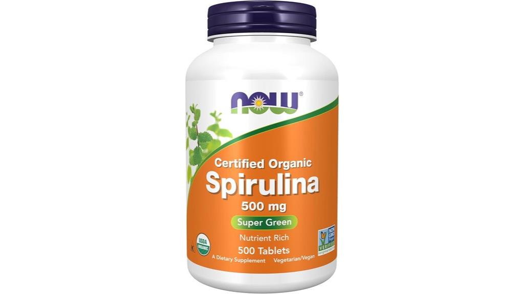 organic spirulina tablet supply