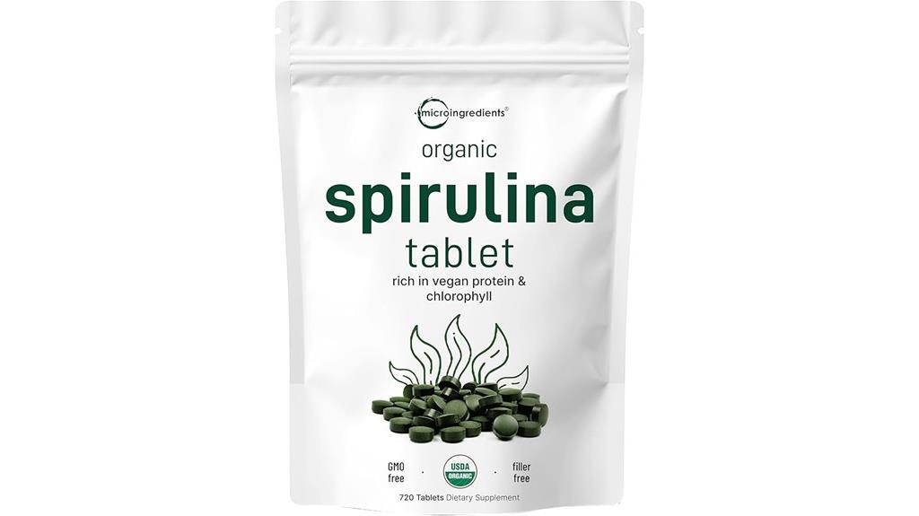 organic spirulina tablets