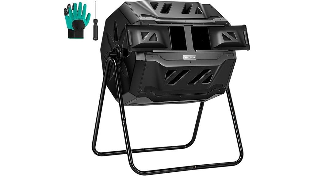 outdoor tumbling compost bin